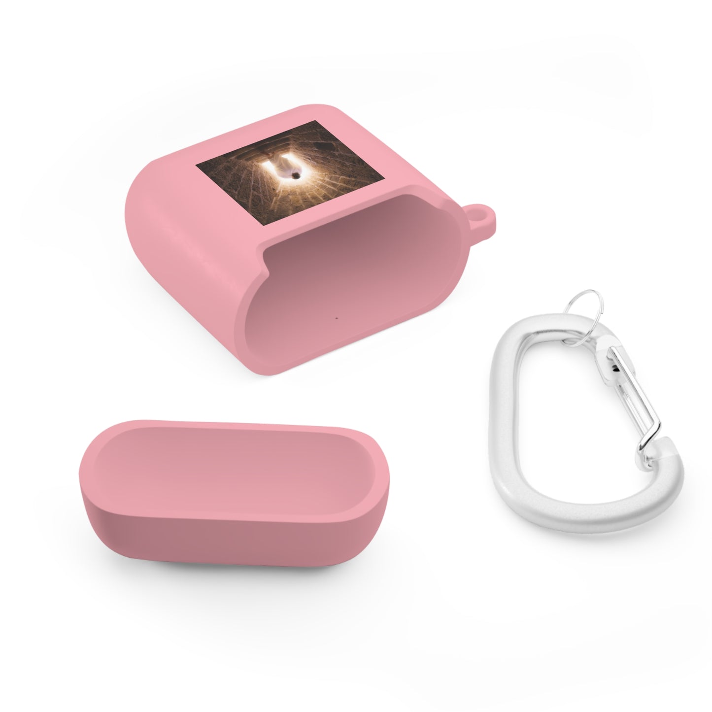 AirPods and AirPods Pro Case Cove WITH JESUS SAYING "I'LL BE BACK, AND BACK SIDE OF AIR PODS JESUS COMING OUT OF THE TOMB